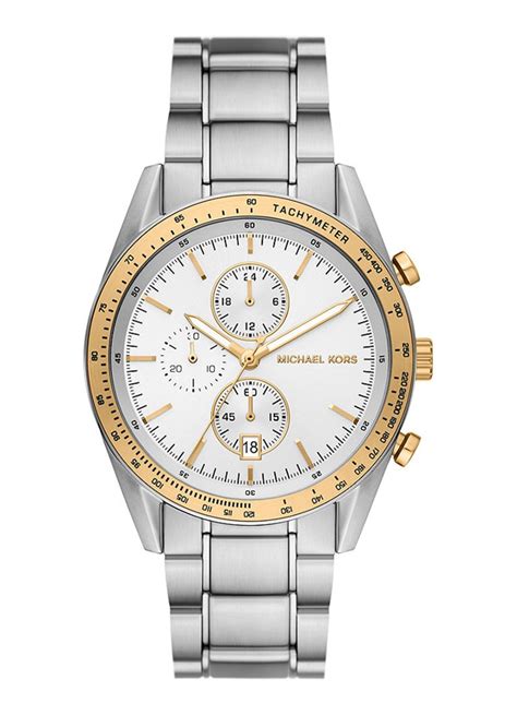 michael kors mannen horloge zwart|michael kors horloge zilver.